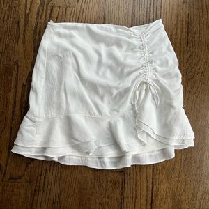 Pookie and Sebastian white ruffle tie skirt